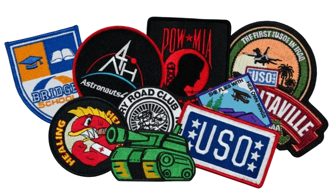 Custom embroidered patch example from GetUSAPatches