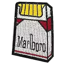 Custom brand & business patch produced by GetUSAPatches