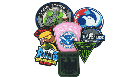 Custom PVC patch sample 6 made by GetUSAPatches