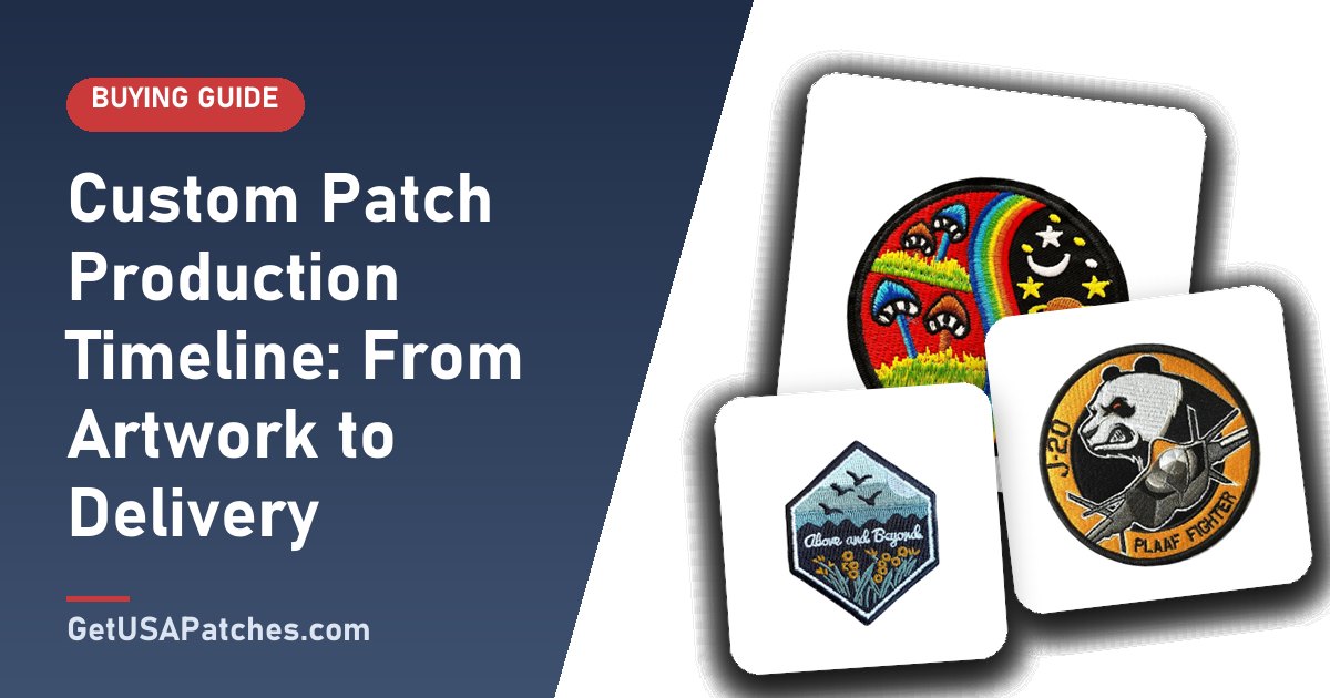 Custom Patch Production Timeline: From Artwork to Delivery