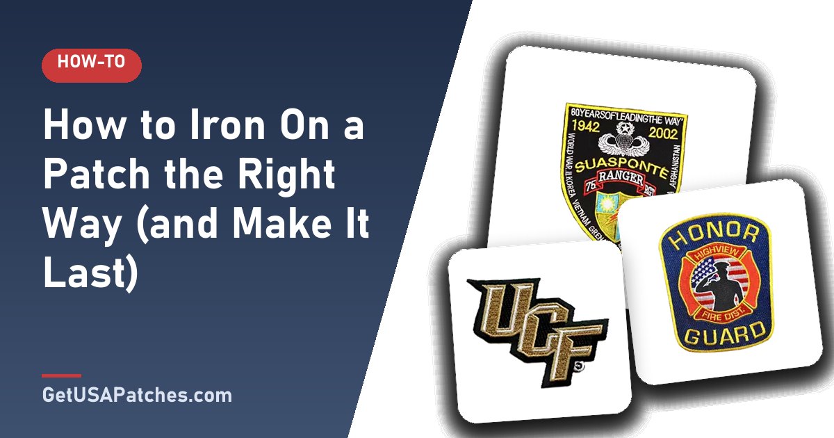 How to Iron On a Patch the Right Way (and Make It Last)