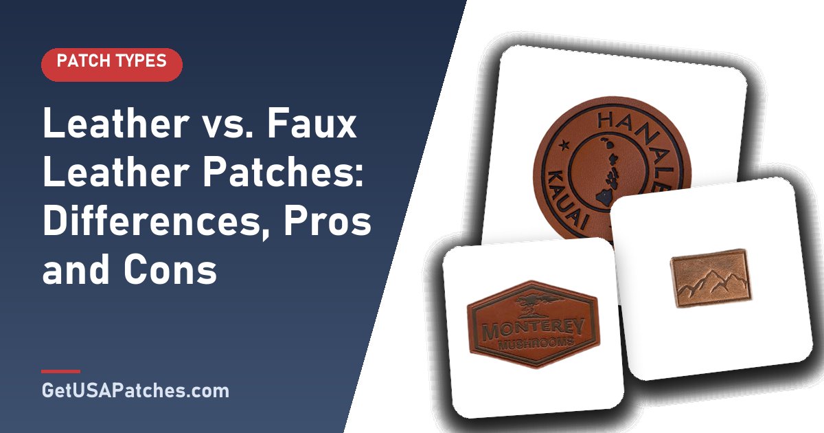 Leather vs. Faux Leather Patches: Differences, Pros and Cons