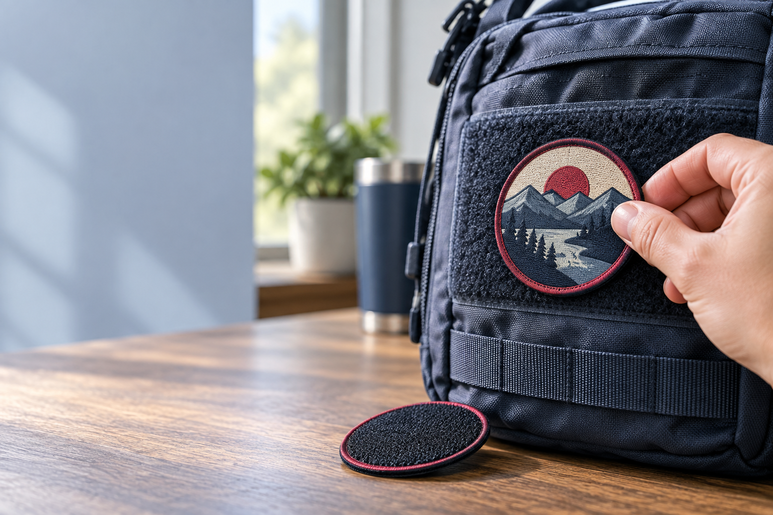Sizing and hook-and-loop backing specifications for custom velcro patches Houston teams order
