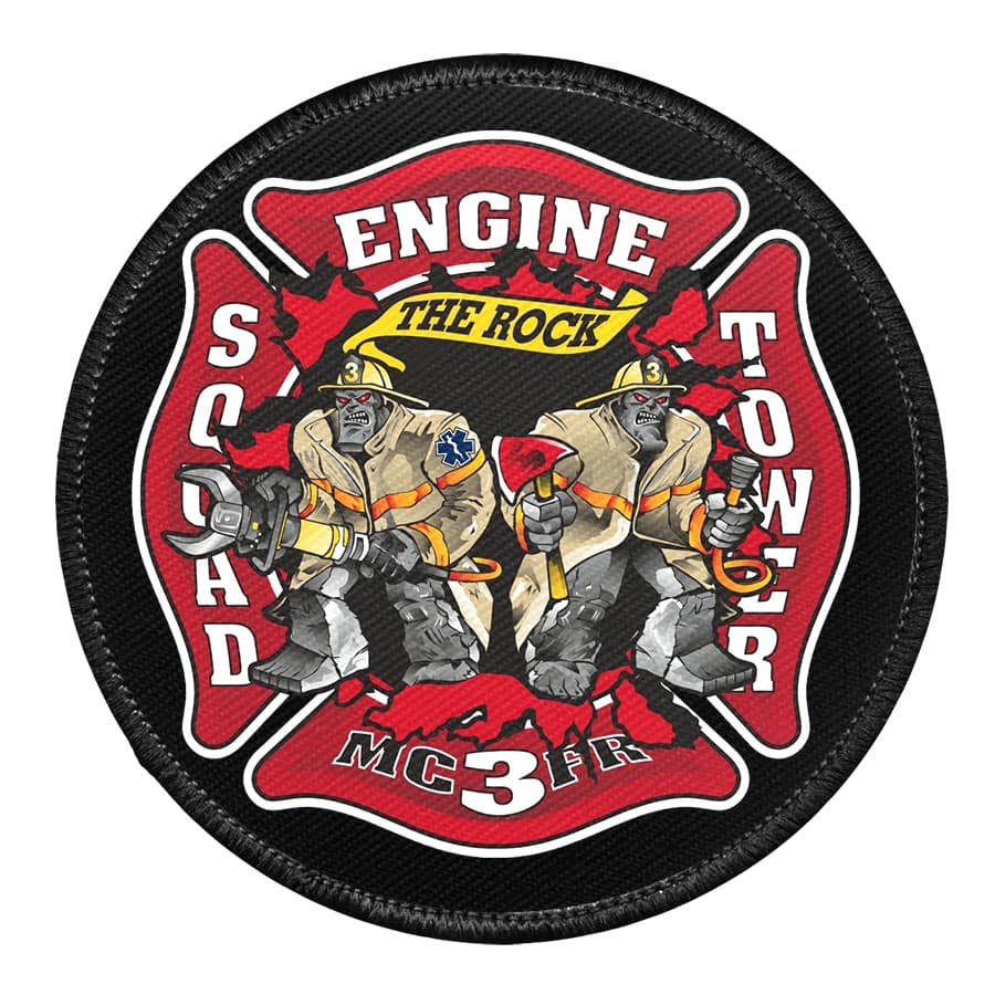 Custom photo printed patch sample
